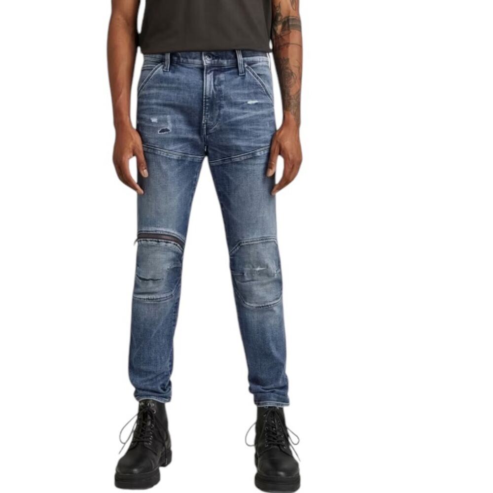 G-STAR 5620 3D Zip Knee Skinny Jeans Y2K, 36/32